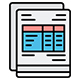 Icon representing RFQ creation and quotation management process