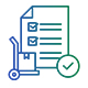 Icon representing supplier management and payment tracking features